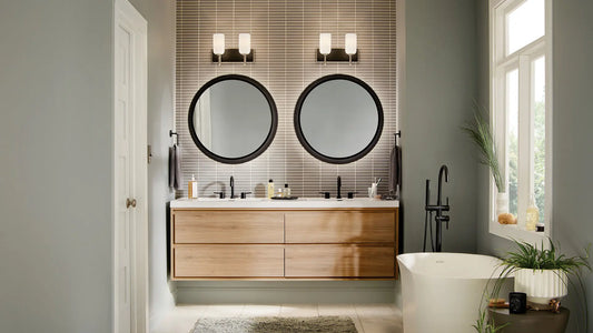How High Should a Light Be Above a Bathroom Mirror