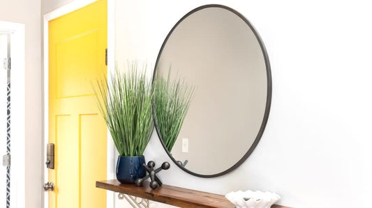 What Size Round Mirror for Entryway