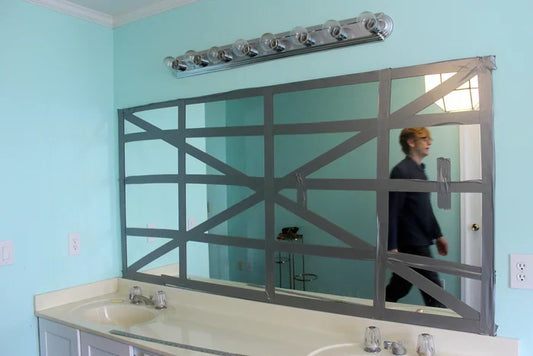 How to Remove Bathroom Mirror Glued to Wall Like a Pro