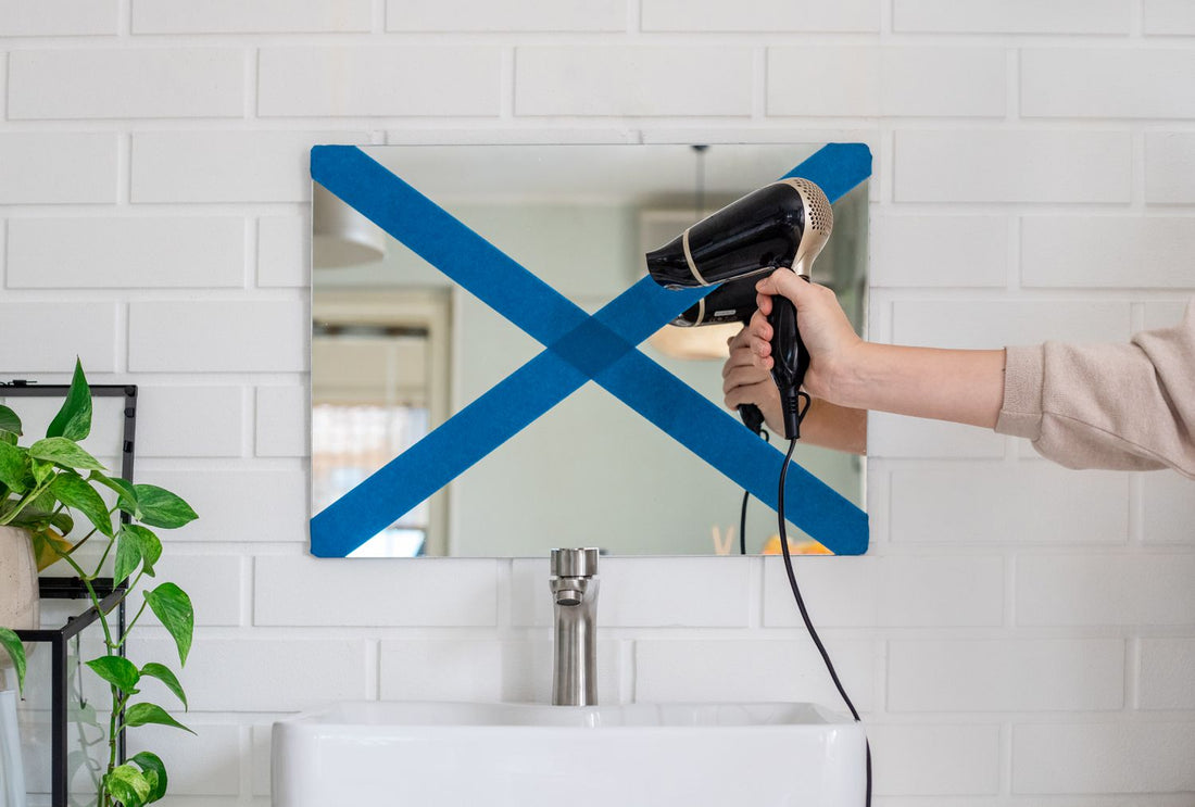 How to Remove a Flat Mirror from Bathroom Wall?