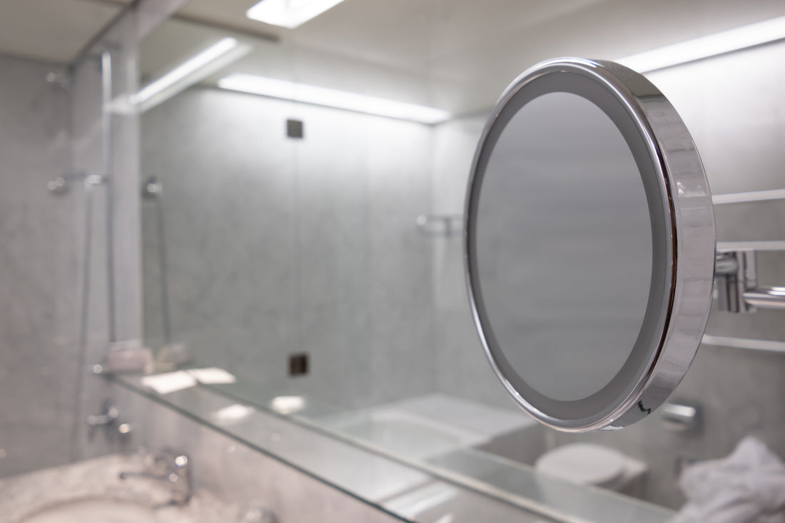 How to Frame a Bathroom Mirror with Clips