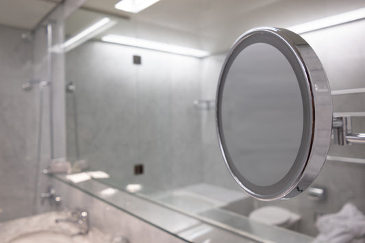 How to Frame a Bathroom Mirror with Clips