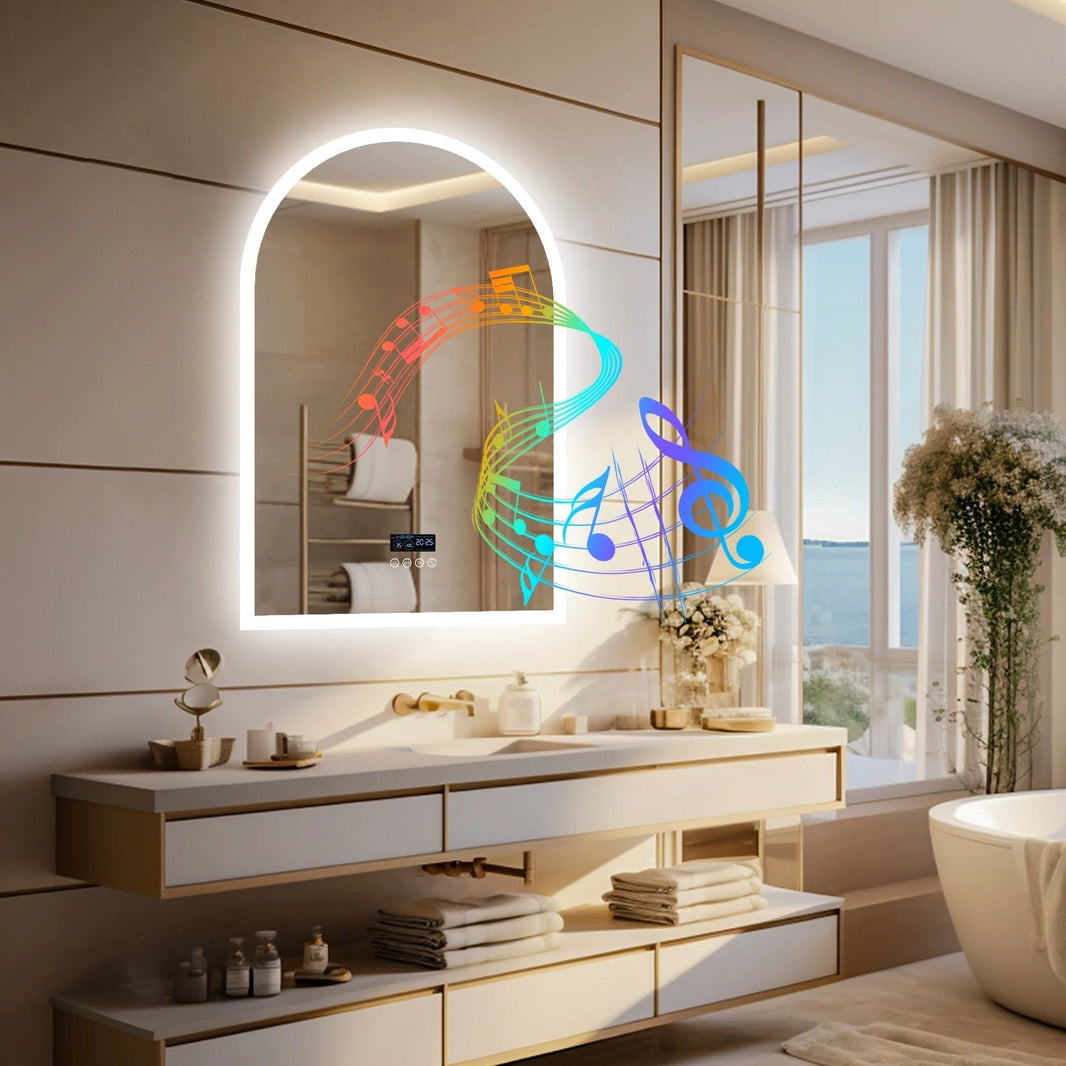 Arched LED Mirror – Perfect Lighting, Timeless Design – LED Mirror World