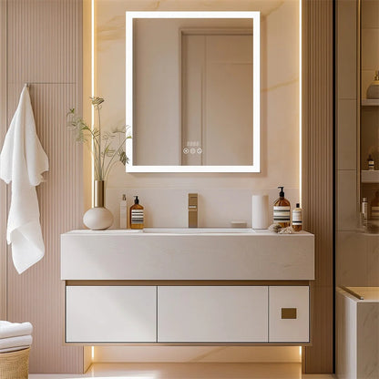 Smart Bathroom Mirror with Storage