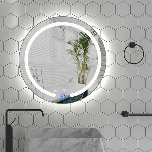 Lumina Elegance 50CM Round LED Bathroom Mirror